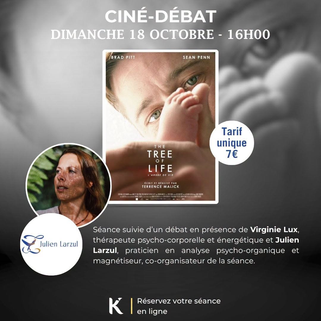 Ciné-débat “The tree of life” le dimanche 18 octobre à 16h00 au cinéma Katorza à Quimper